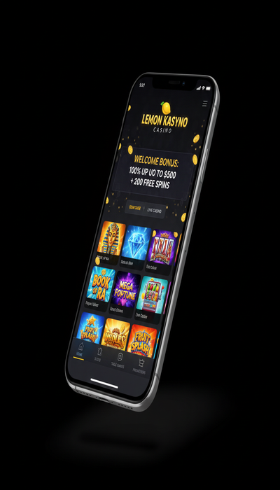 Lemon Kasyno Kasyno na smartfonie