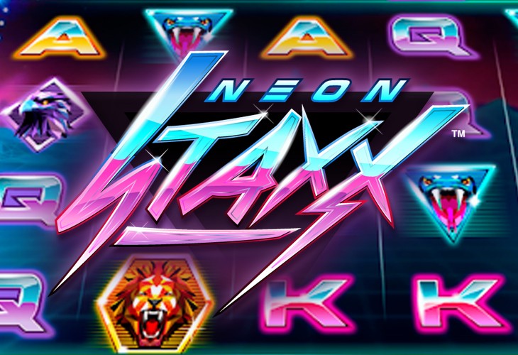 Neon Staxx - NetEnt slot at Lemon Kasyno Casino