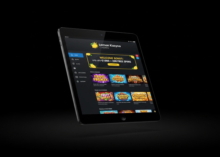 Lemon Kasyno Kasyno na tablecie